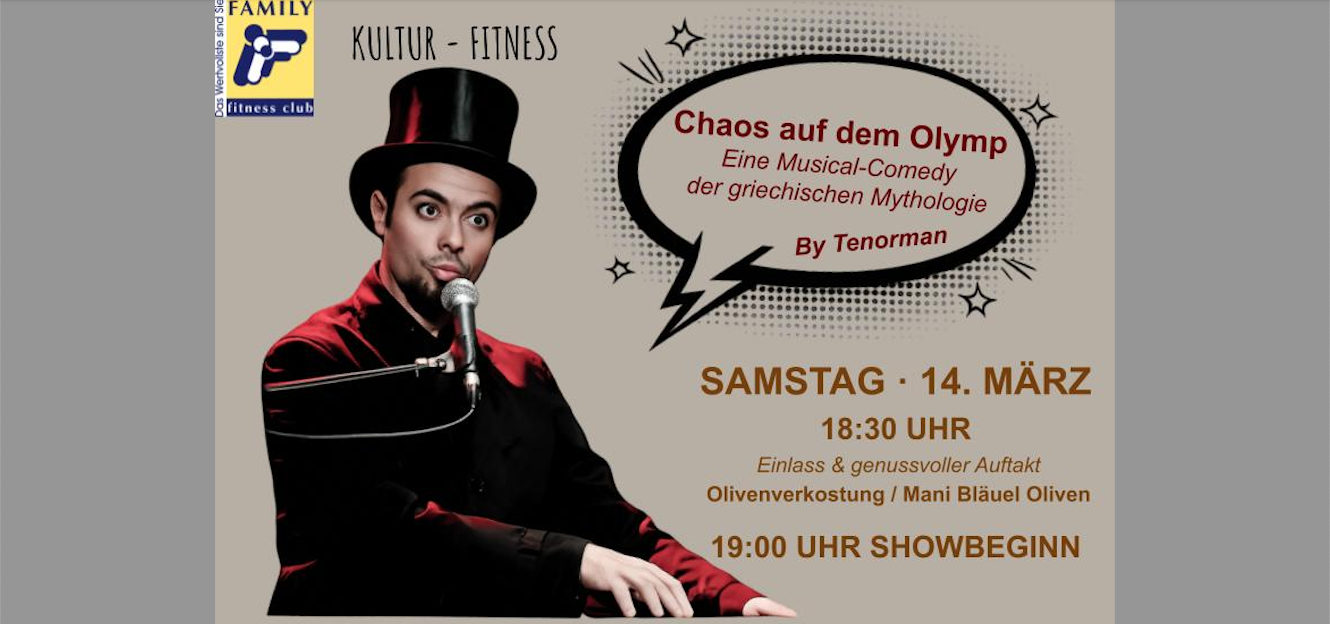 Chaos auf dem Olymp / 14. März, Februar, 2026 -Kürten