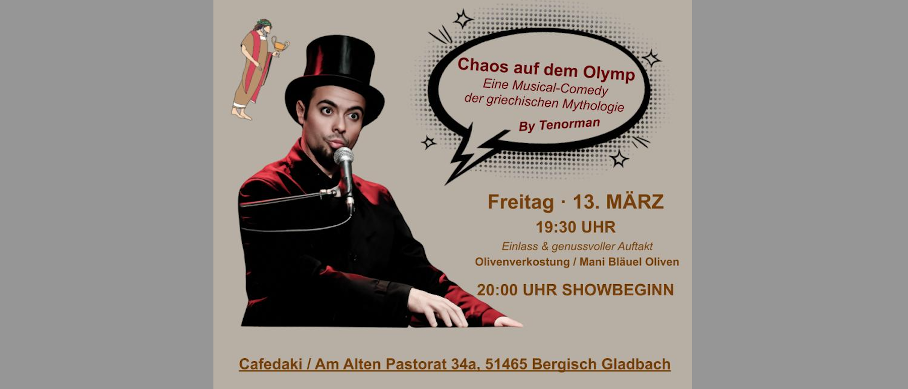 Chaos auf dem Olymp / 13. März, Februar, 2026 -Bergisch Gladbach